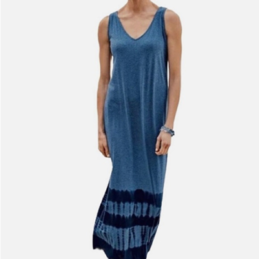 J Jill PJ Tie-Dyed Max Dress; Size M Petite